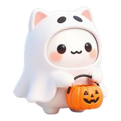 Boo the ghost kitten